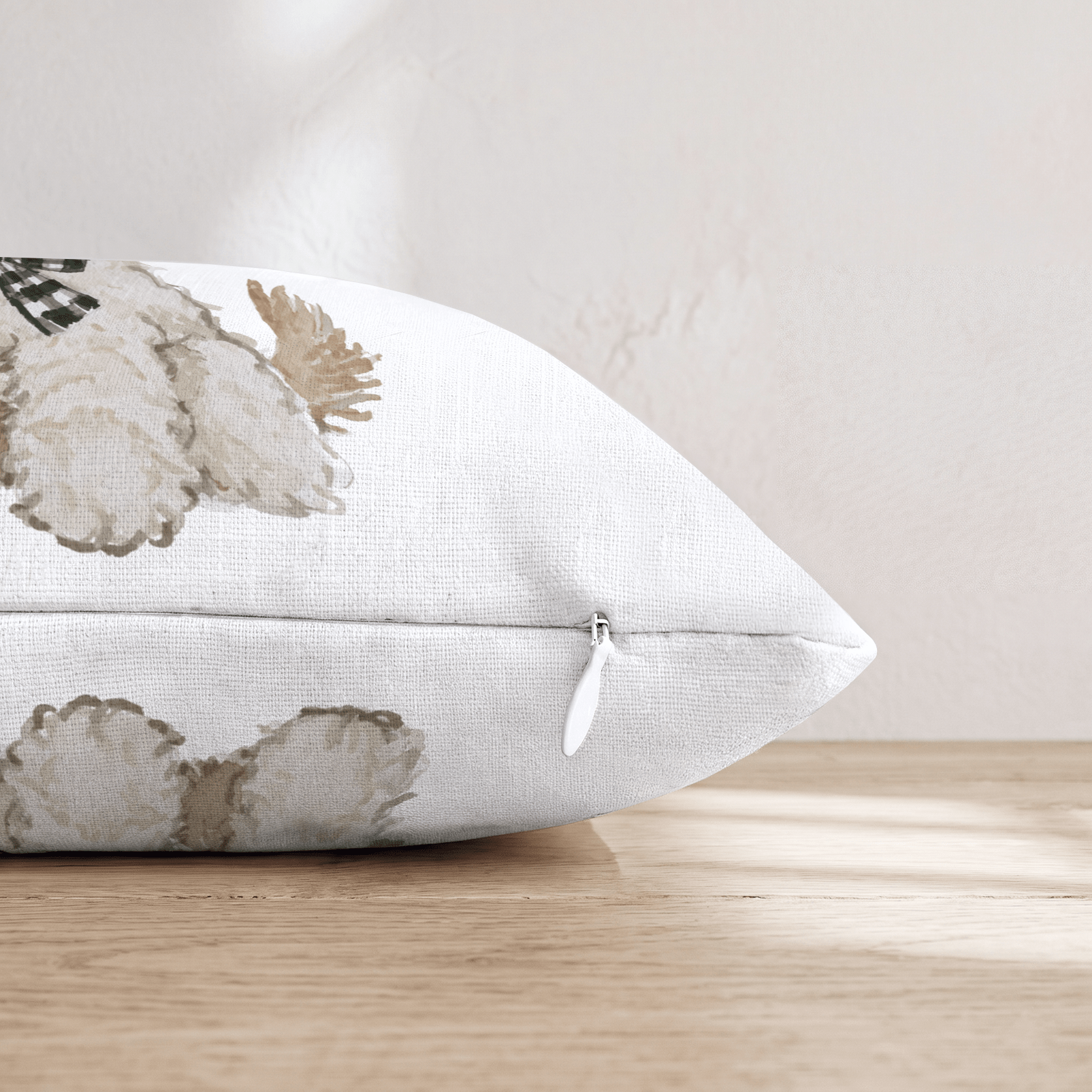 Golden Doodle Thanksgiving Dinner Throw Pillow - Hillcroft Home