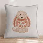 Golden Doodle Tukey Day Throw Pillow - Hillcroft Home