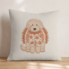 Golden Doodle Tukey Day Throw Pillow - Hillcroft Home
