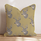 Golden Hour Buck Throw Pillow - Hillcroft Home