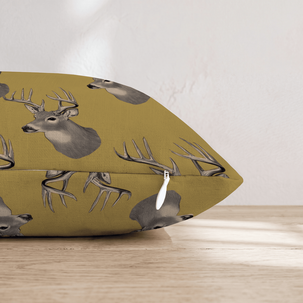 Golden Hour Buck Throw Pillow - Hillcroft Home