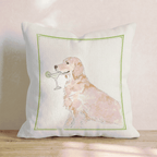 Golden Margarita Throw Pillow - Hillcroft Home