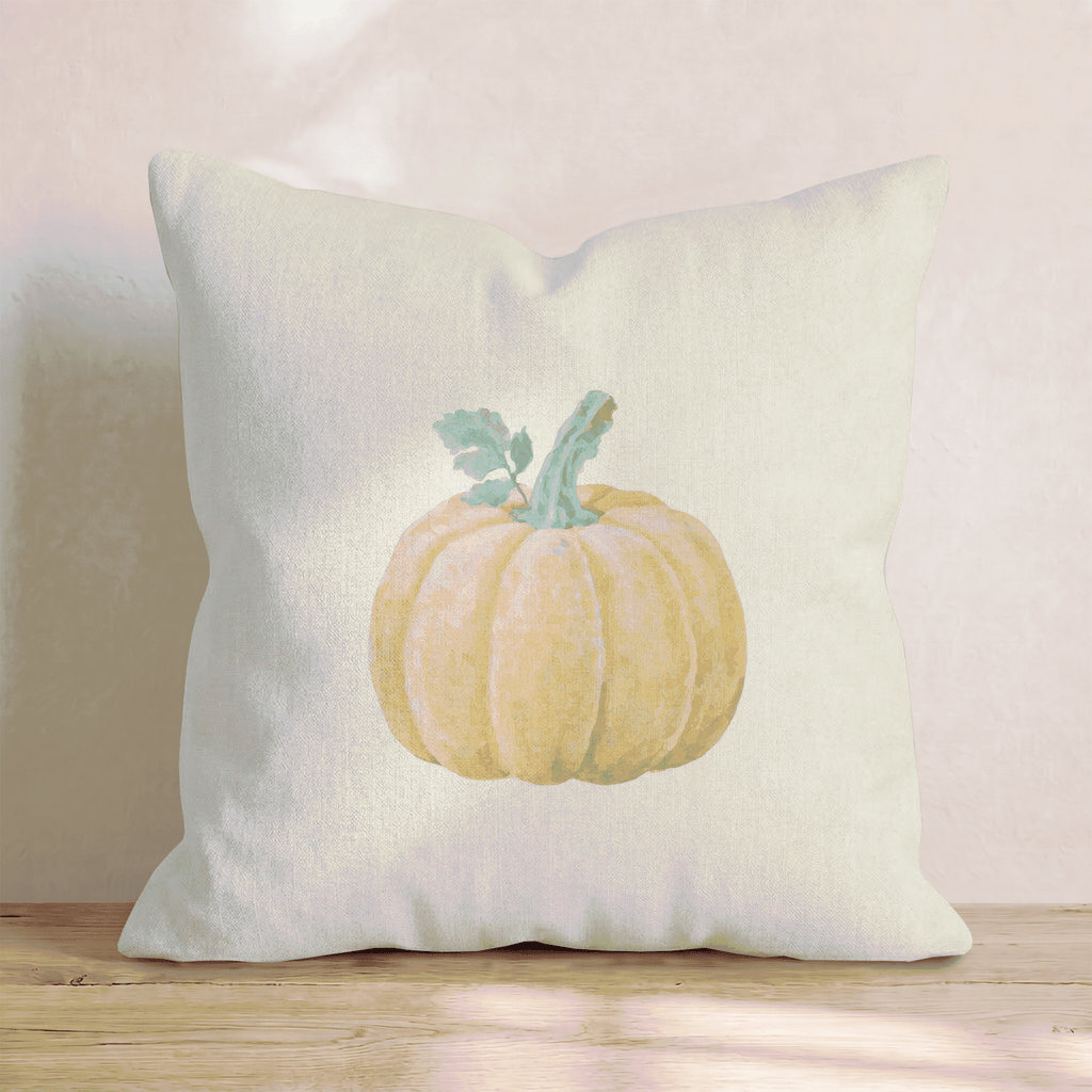 Golden Pumpkin Soft Throw Pillow - Hillcroft Home