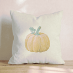 Golden Pumpkin Soft Throw Pillow - Hillcroft Home