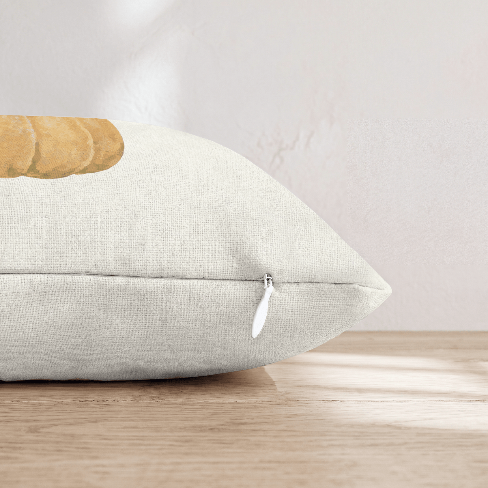 Golden Pumpkin Soft Throw Pillow - Hillcroft Home