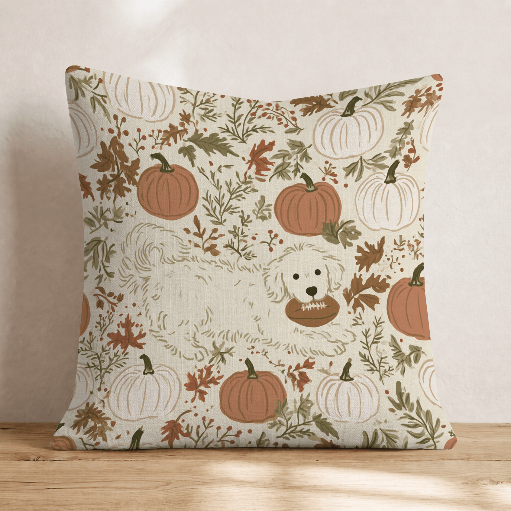 Golden Quarterback Throw Pillow - Hillcroft Home