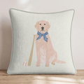 Golden Retriever Baseball Game Throw Pillow - Hillcroft Home