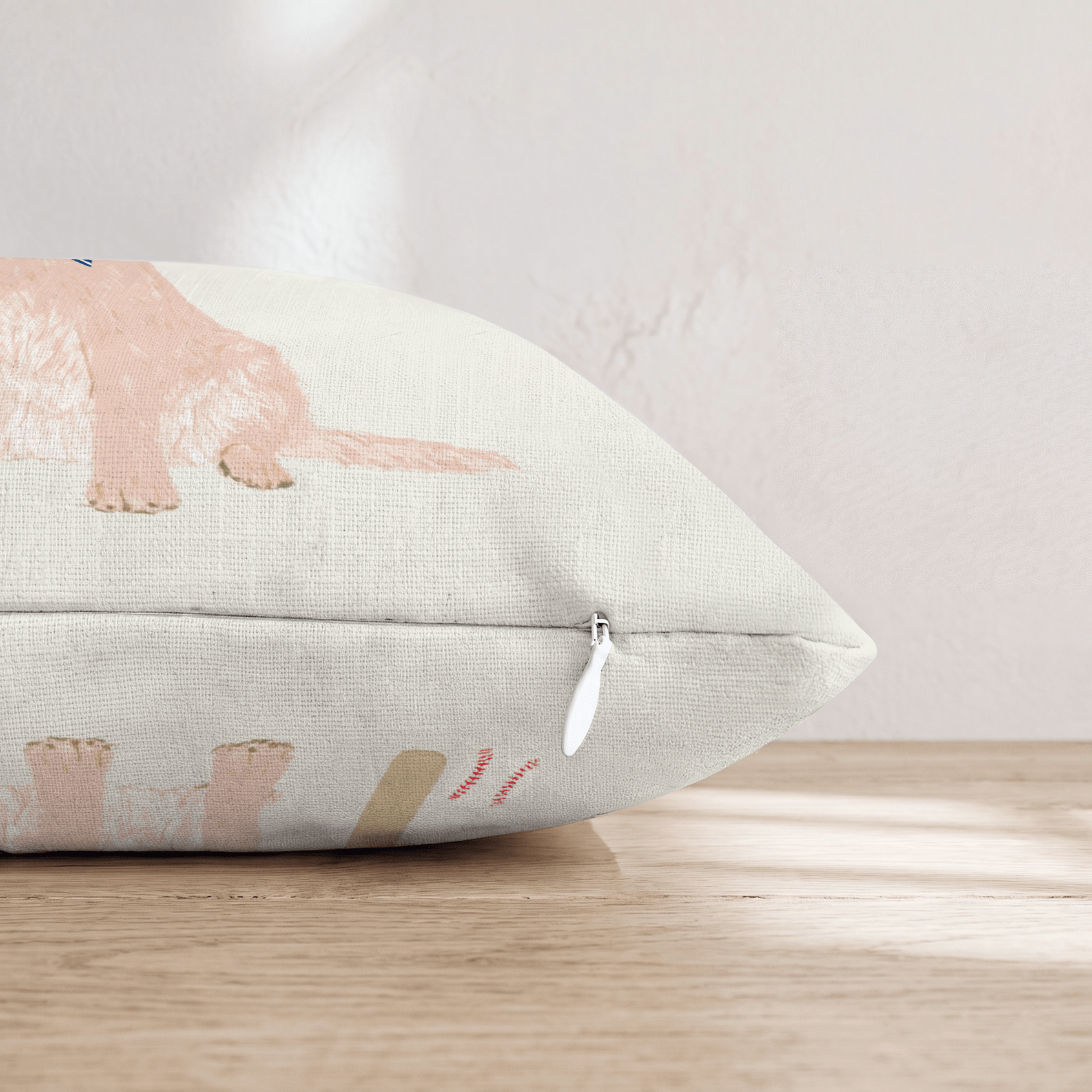 Golden Retriever Baseball Game Throw Pillow - Hillcroft Home
