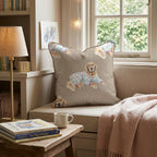 Golden Retriever Christmas Pyjamas Throw Pillow - Hillcroft Home