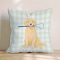 Golden Retriever Lacrosse Throw Pillow - Hillcroft Home