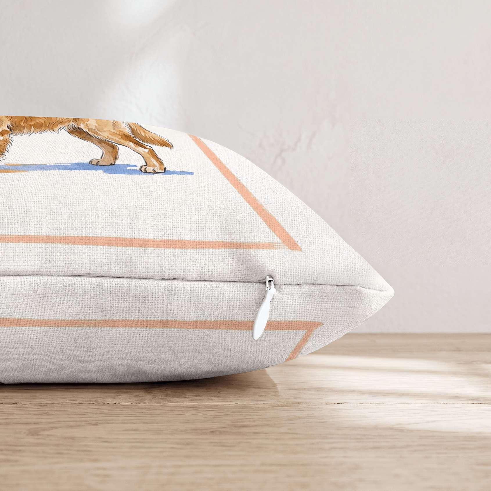 Golden Retriever Lager Throw Pillow - Hillcroft Home