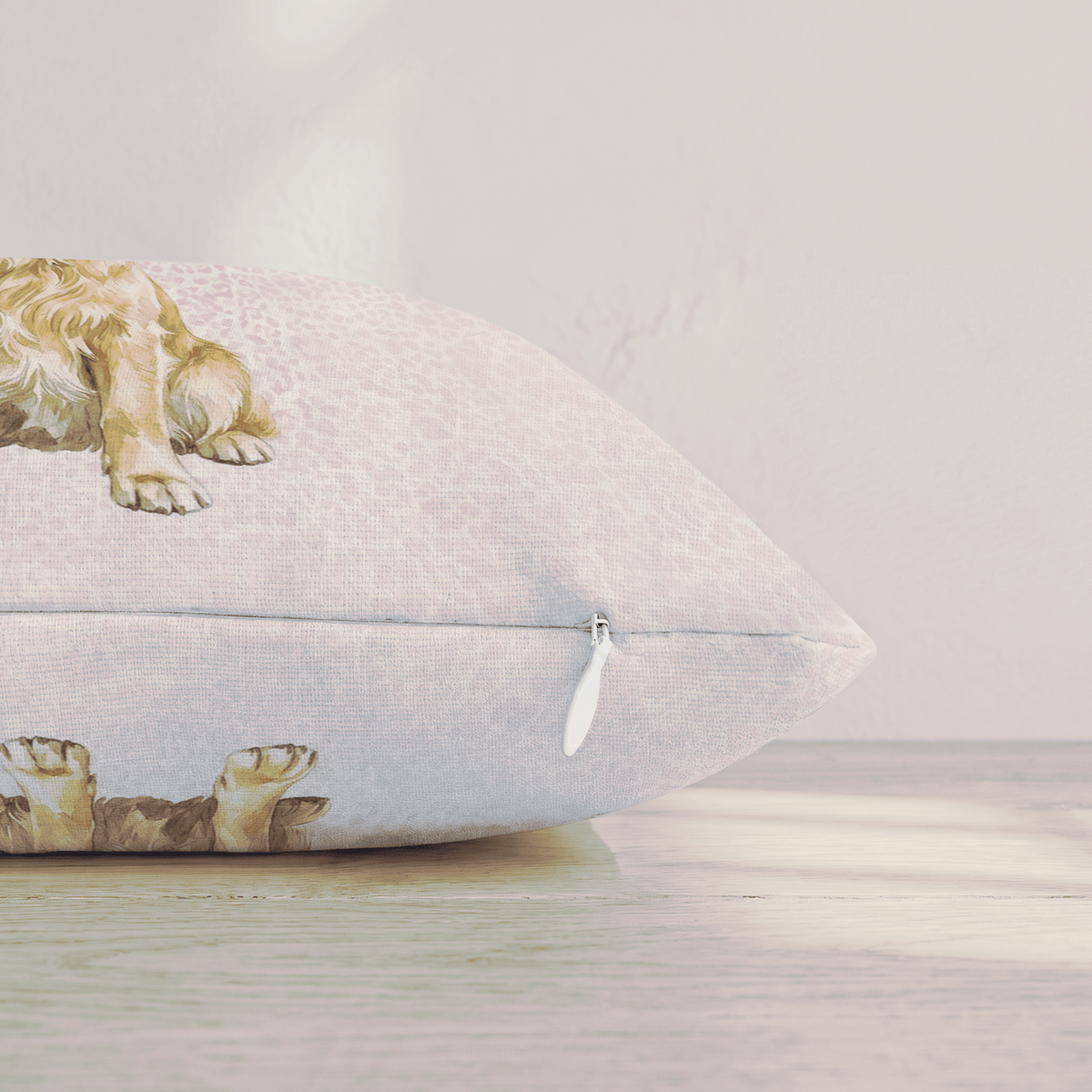 Golden Retriever Play Date Throw Pillow throw pillow - Hillcroft Home