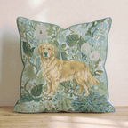 Golden Retriever Power Throw Pillow - Hillcroft Home