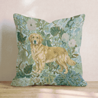 Golden Retriever Power Throw Pillow - Hillcroft Home