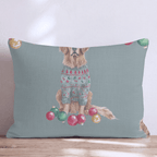 Golden Retriever Sweater Season Throw Pillow - Hillcroft Home