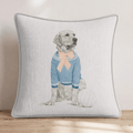 Golden Retriever Volleyball Throw Pillow - Hillcroft Home