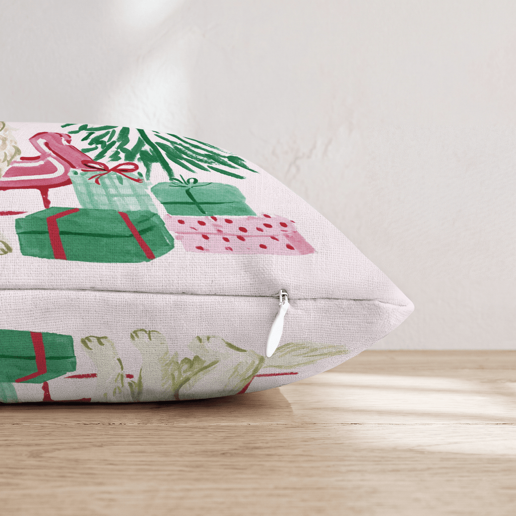 Golden Sleigh Ride Throw Pillow - Hillcroft Home