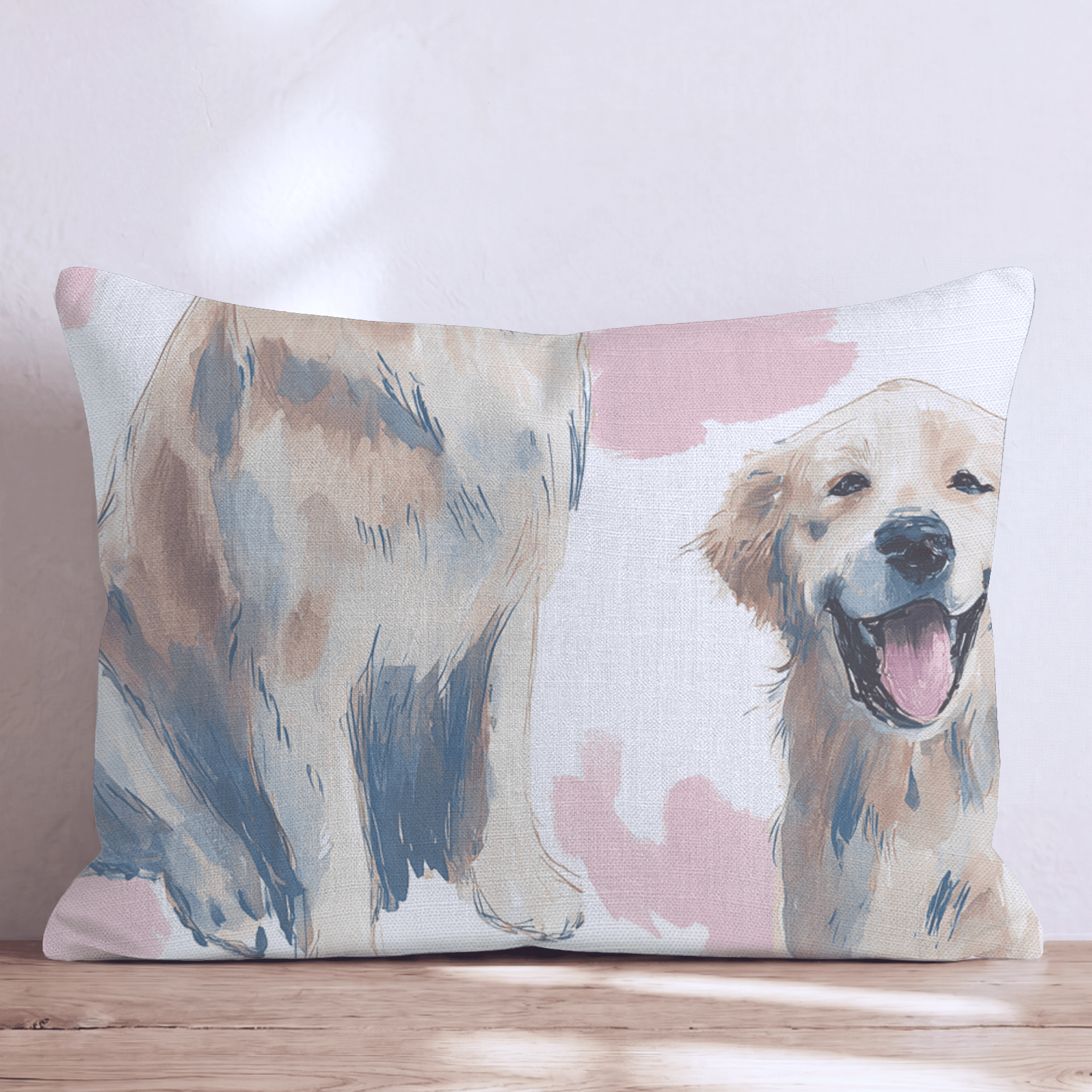 Golden Soul Throw Pillow - Hillcroft Home