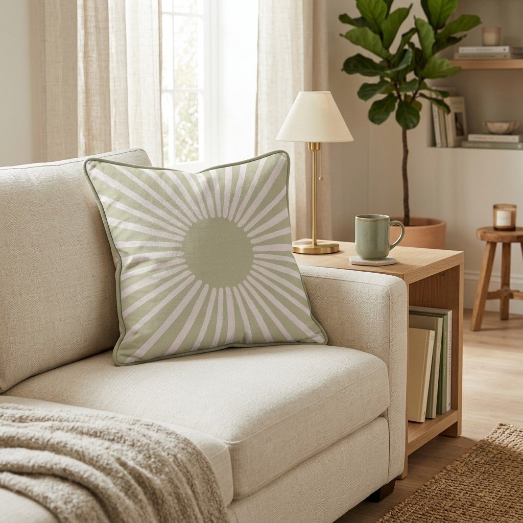 Golden Sunshine Throw Pillow - Hillcroft Home