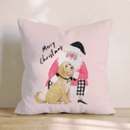 Goldendoodle Christmas Embrace Throw Pillow - Hillcroft Home