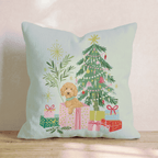 Goldendoodle Gift Surprise Throw Pillow - Hillcroft Home