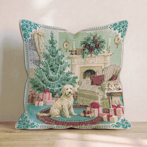 Goldendoodle Holly Parlor Throw Pillow - Hillcroft Home