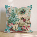 Goldendoodle Holly Parlor Throw Pillow - Hillcroft Home