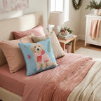 Goldendoodle Scarf Throw Pillow throw pillow - Hillcroft Home