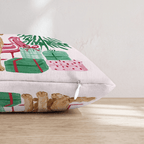 Goldendoodle Sleigh Ride Throw Pillow - Hillcroft Home