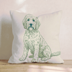 Goldendoodle Throw Pillow - Hillcroft Home