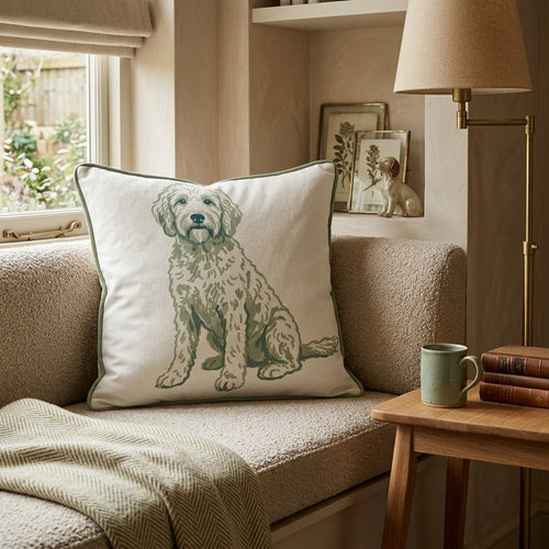 Goldendoodle Throw Pillow - Hillcroft Home