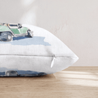 Golf Cart Corgi Throw Pillow - Hillcroft Home