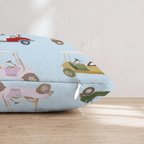 Golf Carts Throw Pillow - Hillcroft Home