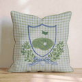Golf Shield Throw Pillow - Hillcroft Home