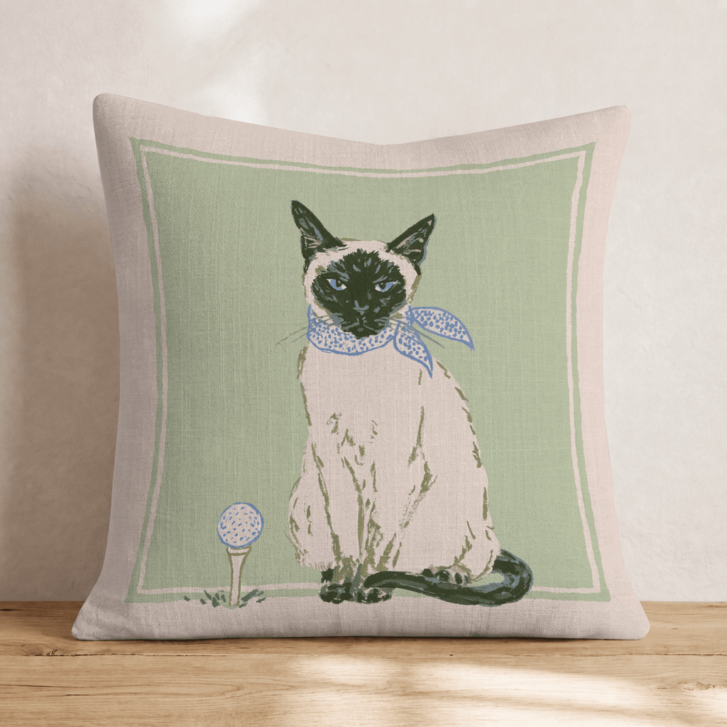 Golf Tee Siamese Throw Pillow - Hillcroft Home