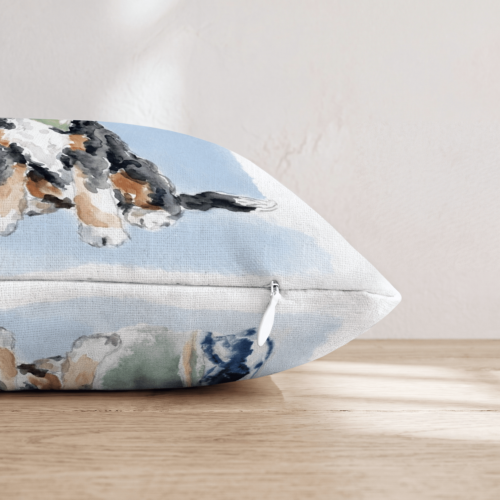 Golf Trip Bernedoodle Throw Pillow - Hillcroft Home