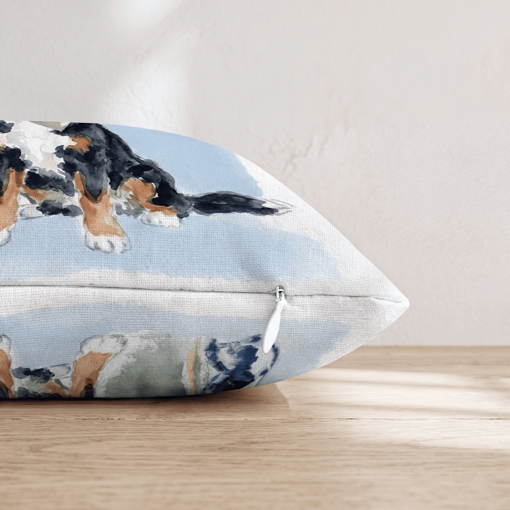 Golf Trip Bernese Mountain Dog Throw Pillow - Hillcroft Home