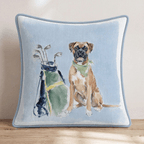 Golf Trip Boxer Throw Pillow - Hillcroft Home