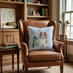 Golf Trip Cavalier King Charles Spaniel Throw Pillow - Hillcroft Home