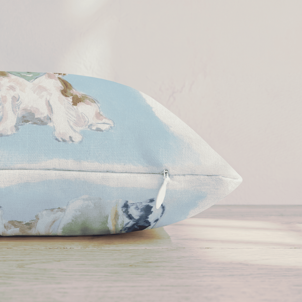 Golf Trip Cavalier King Charles Spaniel Throw Pillow throw pillow - Hillcroft Home