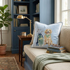 Golf Trip Dachshund Throw Pillow - Hillcroft Home