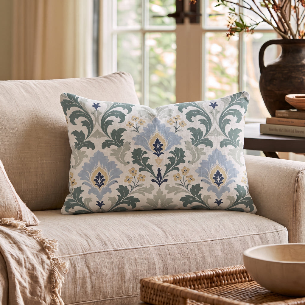 Golf Trip Damask Throw Pillow throw pillow - Hillcroft Home