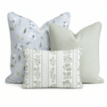 Golf Trip Floral Trio Throw Pillow Bundle throw pillow - Hillcroft Home