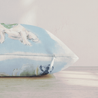 Golf Trip French Bulldog Throw Pillow throw pillow - Hillcroft Home