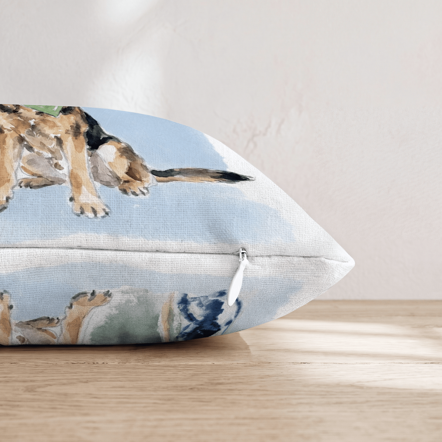Golf Trip German Shepherd Throw Pillow - Hillcroft Home