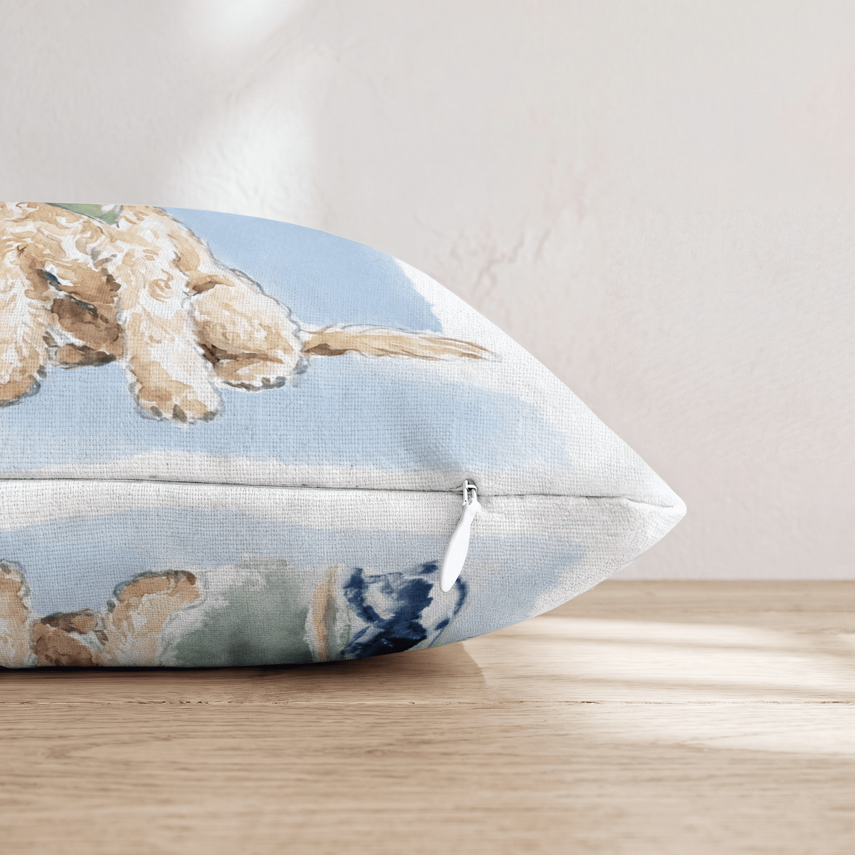 Golf Trip Goldendoodle Throw Pillow - Hillcroft Home