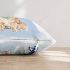 Golf Trip Pomeranian Throw Pillow - Hillcroft Home