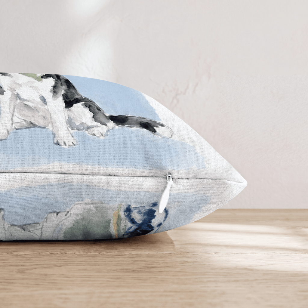 Golf Trip Siberian Husky Throw Pillow - Hillcroft Home