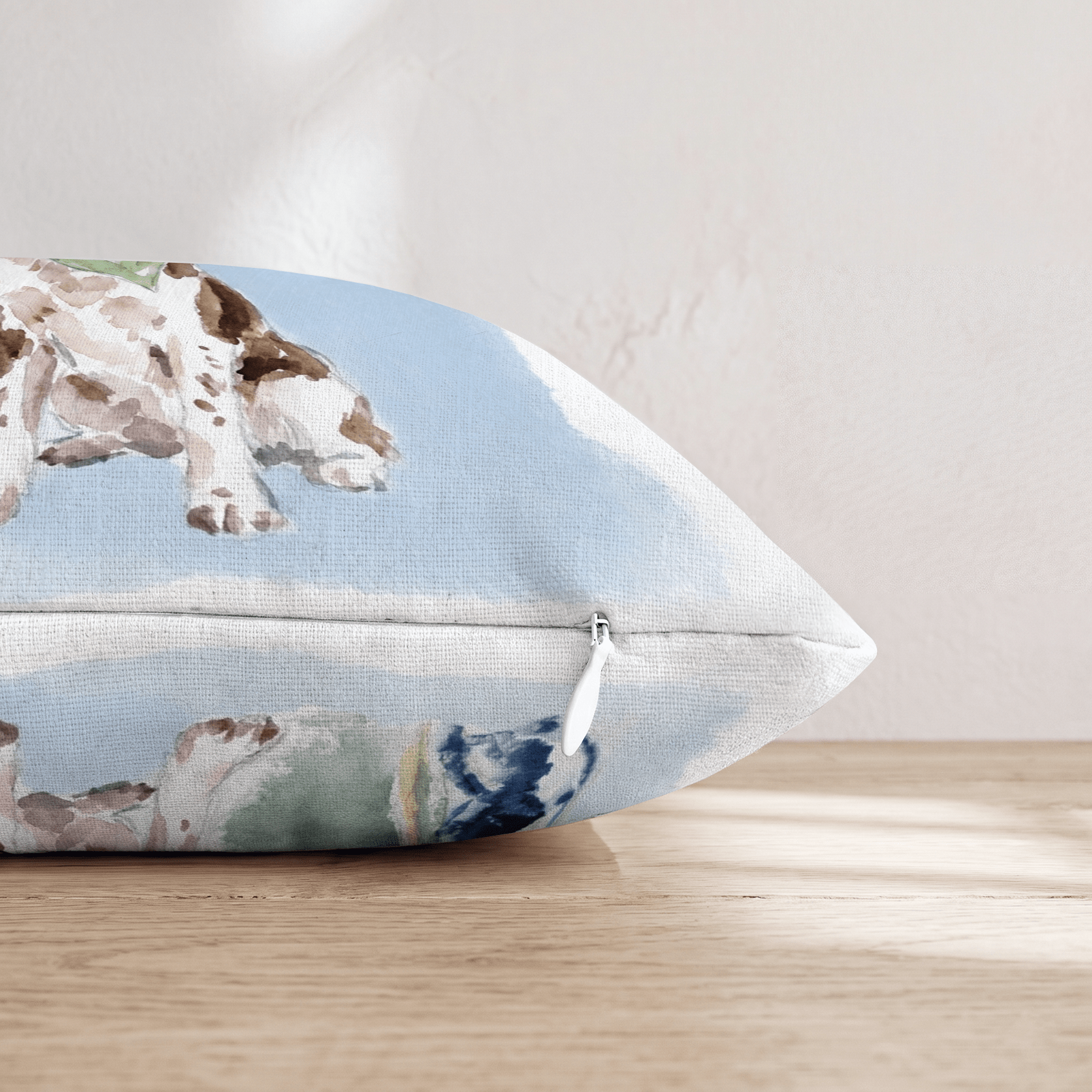 Golf Trip Springer Spaniel Throw Pillow - Hillcroft Home