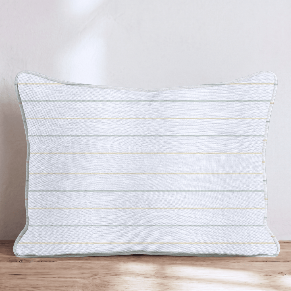 Golf Trip Stripes Throw Pillow - Hillcroft Home